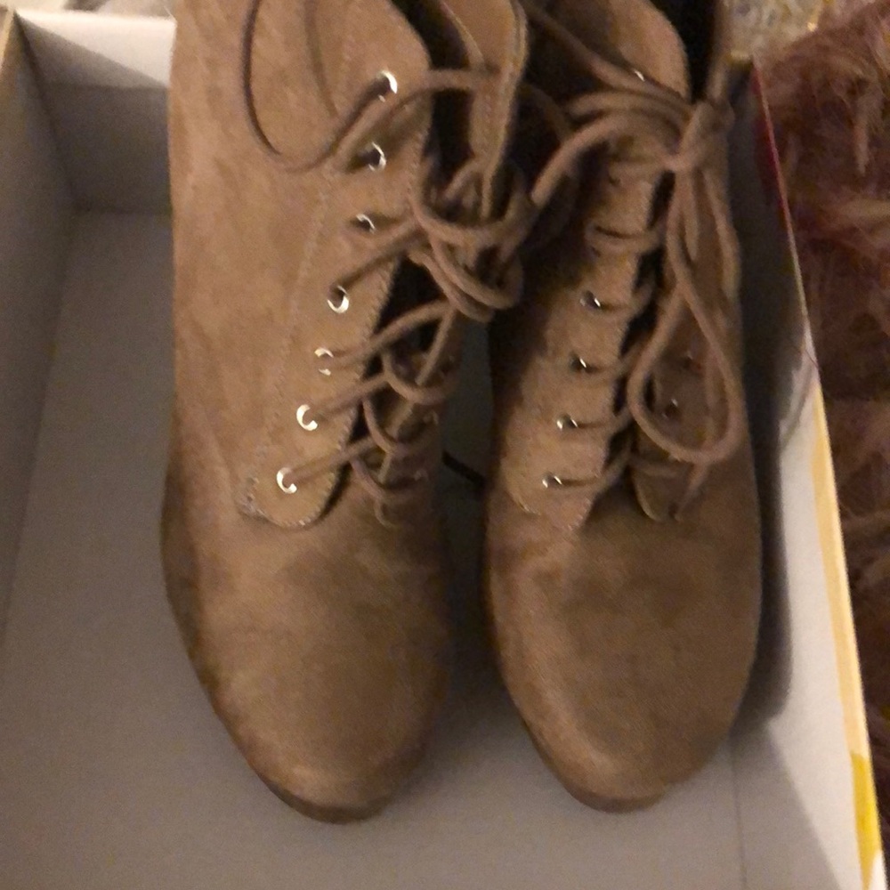 Stacked Heel Boots